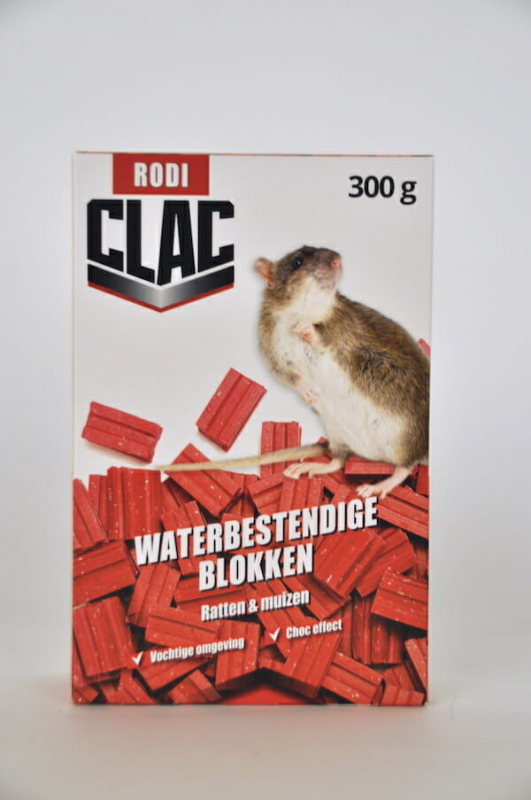 Grains anticoagulant KPRO rodenticide contre rats et souris 150g (6 x 25g)  